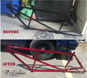 custom bicycle paint job Asheville
