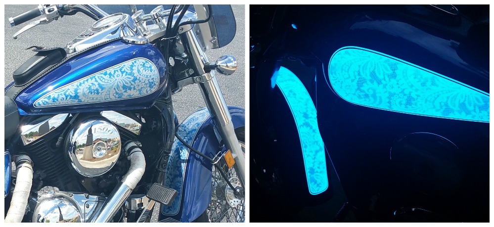 Lumilor by TD Customs Light up Motorcycle Paint