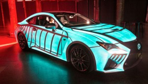Lumilor Lexus electroluminescent paint on