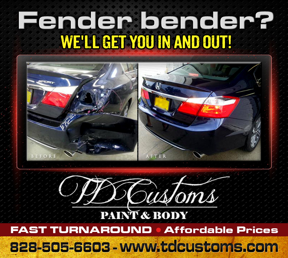 fender bender arden hendersonville nc