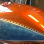 custom painted motorcycle asheville