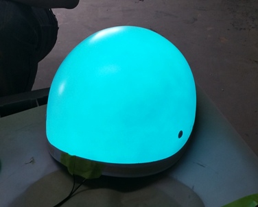 light up paint helmet - Electroluminescent Paint Lumilor by TD Customs