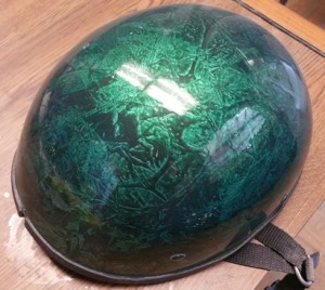 custom painted motorcycle helmet Asheville