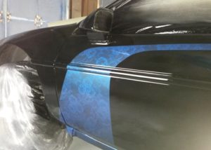 custom lace paint by TD Customs Asheville body shop