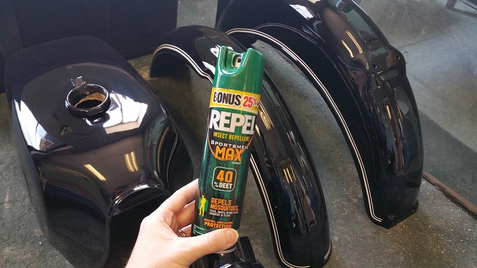 bug spray damages car automotive paint
