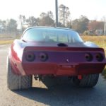 Corvette race car drag tires