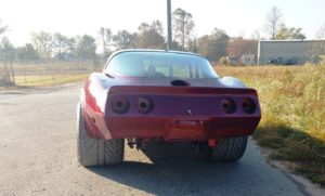 Corvette race car drag tires