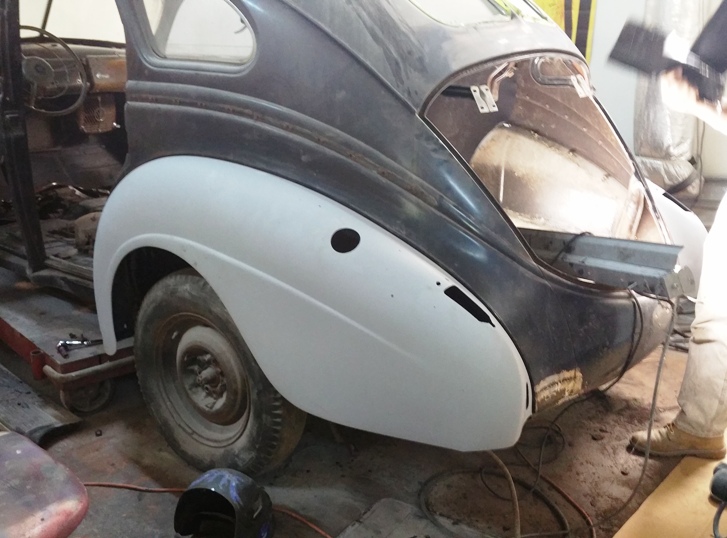 classic restoration rear end