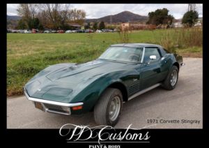 TD Customs 2019 Calendar Custom Paint Classic Restorations corvette