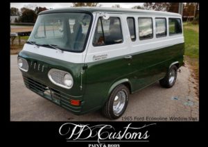 TD Customs 2019 Calendar Custom Paint Classic Restorations Econoline van