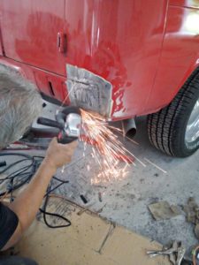 rust repair metal work - auto body shop Hendersonville
