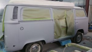camper van body work paint
