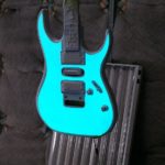 Electroluminescent painted guitar - Lumilor by TD Customs