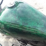 custom motorcycle paint marble effect paint Asheville