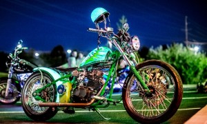 electroluminescent paint Lumilor motorcycle light up