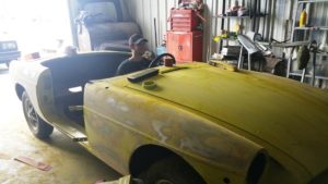 mgb roadster asheville auto restoration