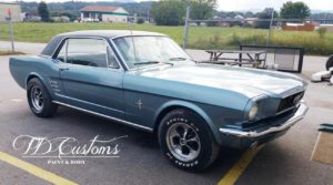 TD Customs body shop Mustang restoration paint job