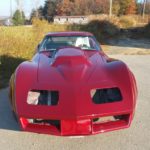 Asheville automotive paint job - Corvette red