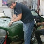 stripping paint auto body shop