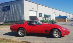 Corvette paint job classic restoration Mills River