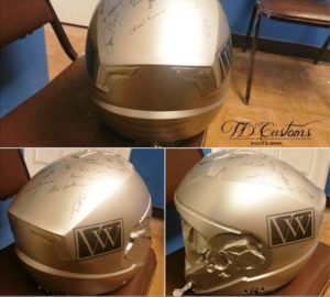 personalized helmet - custom painted motorcycle helmet
